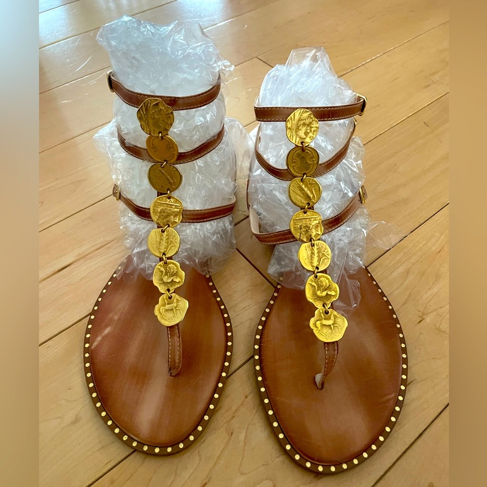 Makis Kotris handmade in Greece kythira gladiator sandals size 38